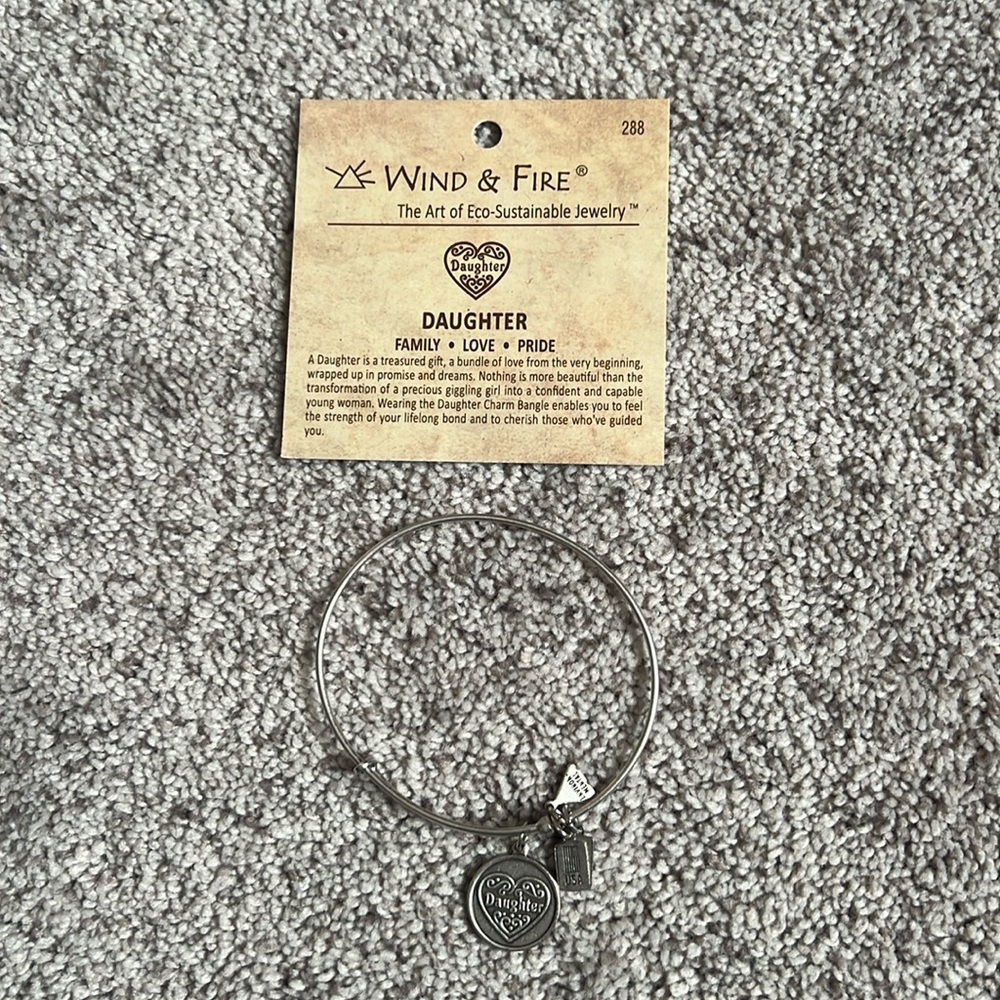Daughter Wind and Fire Silver Bracelet